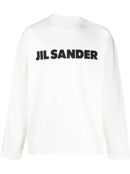 Logo-print cotton sweatshirt Jil Sander | J22GC0136J45148102